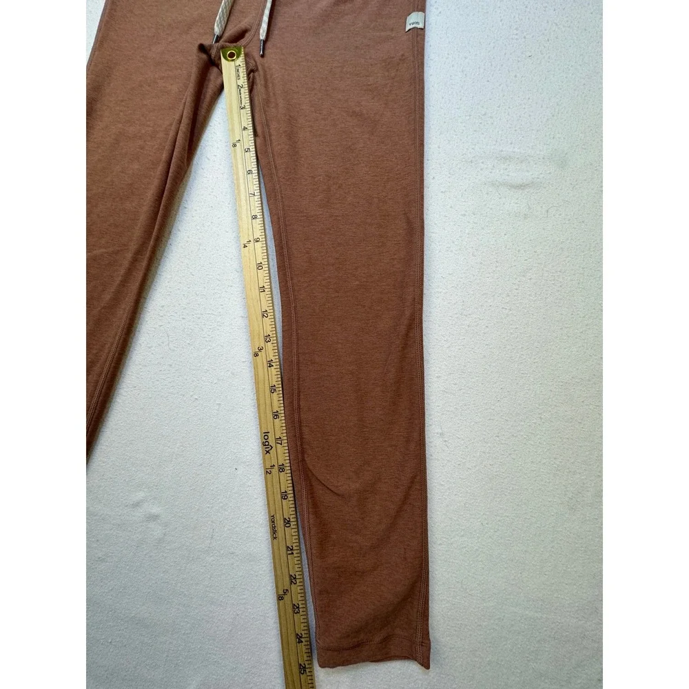 Vuori Joggers Womens Medium Brown Performance Jogger VW452 Heathered Drawstring - Picture 6 of 11